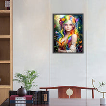 Load image into Gallery viewer, Diamond Painting - Full Round - Colored Elf Girl (30*40CM)