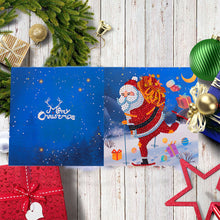 Load image into Gallery viewer, Christmas Diamond New Year Greeting Card Cute Elk 4PCS Xmas Tree (Cute Elk)