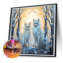 Load image into Gallery viewer, Diamond Painting - Full Round - christmas holiday atmosphere glass art (30*30CM)