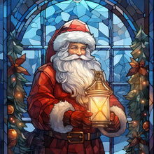 Load image into Gallery viewer, Diamond Painting - Full Round - christmas holiday atmosphere glass art (30*30CM)