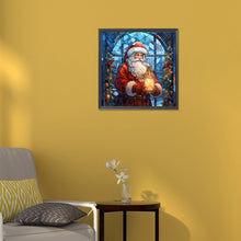 Load image into Gallery viewer, Diamond Painting - Full Round - christmas holiday atmosphere glass art (30*30CM)
