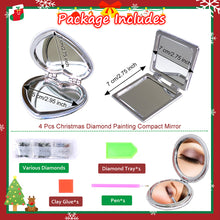 Load image into Gallery viewer, 4PCS DIY Diamond Painting Mirror Kit Special Shape Double Sided (Xmas)