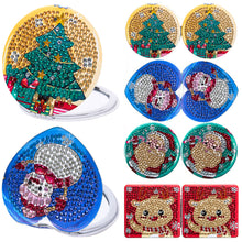Load image into Gallery viewer, 4PCS DIY Diamond Painting Mirror Kit Special Shape Double Sided (Xmas)