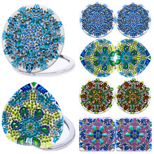 Load image into Gallery viewer, 4PCS DIY Diamond Painting Mirror Kit Special Shape Double Sided (Xmas Snowflake)