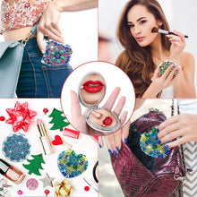 Load image into Gallery viewer, 4PCS DIY Diamond Painting Mirror Kit Special Shape Double Sided (Xmas Snowflake)