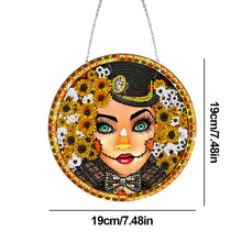 Load image into Gallery viewer, DIY Crystal Diamond Pendant Single-sided 5D Round for Home Garden (Women)