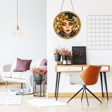 Load image into Gallery viewer, DIY Crystal Diamond Pendant Single-sided 5D Round for Home Garden (Women)