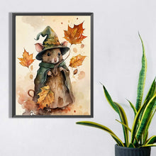 Load image into Gallery viewer, Diamond Painting - Full Square - halloween magic mouse (30*40CM)