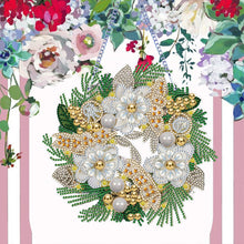 Load image into Gallery viewer, 5D DIY Full Drill Garland Single Sided Christmas for Home Window Door Decor Gift