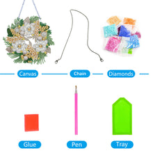 Load image into Gallery viewer, 5D DIY Full Drill Garland Single Sided Christmas for Home Window Door Decor Gift