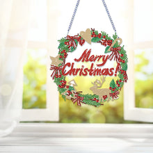 Load image into Gallery viewer, 5D DIY Full Drill Garland Single Sided Christmas for Home Window Door Decor Gift