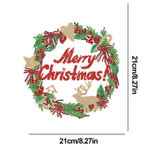 Load image into Gallery viewer, 5D DIY Full Drill Garland Single Sided Christmas for Home Window Door Decor Gift