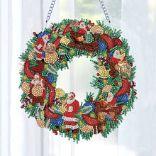 Load image into Gallery viewer, 5D DIY Full Drill Garland Single Sided Christmas for Home Window Door Decor Gift
