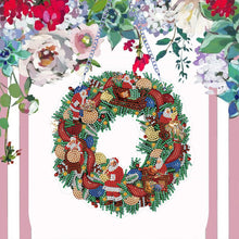 Load image into Gallery viewer, 5D DIY Full Drill Garland Single Sided Christmas for Home Window Door Decor Gift