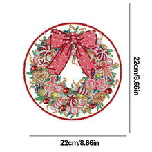 Load image into Gallery viewer, 5D DIY Full Drill Garland Single Sided Christmas for Home Window Door Decor Gift