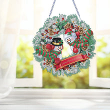 Load image into Gallery viewer, 5D DIY Full Drill Garland Single Sided Christmas for Home Window Door Decor Gift