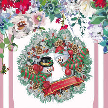 Load image into Gallery viewer, 5D DIY Full Drill Garland Single Sided Christmas for Home Window Door Decor Gift