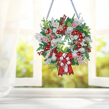 Load image into Gallery viewer, 5D DIY Full Drill Garland Single Sided Christmas for Home Window Door Decor Gift