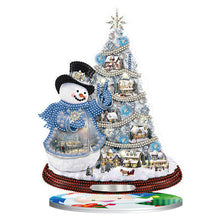 Load image into Gallery viewer, Christmas Snowman Crystal Diamond Ornament Handmade Home Decoration (#3)