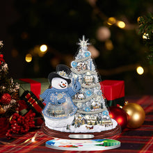 Load image into Gallery viewer, Christmas Snowman Crystal Diamond Ornament Handmade Home Decoration (#3)