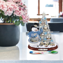 Load image into Gallery viewer, Christmas Snowman Crystal Diamond Ornament Handmade Home Decoration (#3)