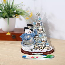 Load image into Gallery viewer, Christmas Snowman Crystal Diamond Ornament Handmade Home Decoration (#3)