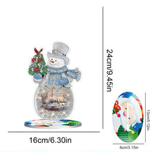 Load image into Gallery viewer, Christmas Snowman Crystal Diamond Ornament Handmade Home Decoration (#6)