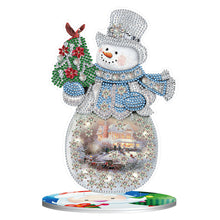 Load image into Gallery viewer, Christmas Snowman Crystal Diamond Ornament Handmade Home Decoration (#6)
