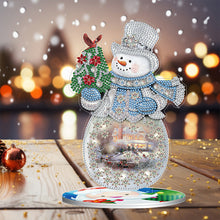 Load image into Gallery viewer, Christmas Snowman Crystal Diamond Ornament Handmade Home Decoration (#6)