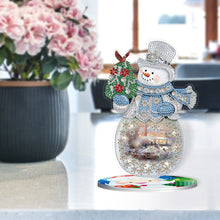 Load image into Gallery viewer, Christmas Snowman Crystal Diamond Ornament Handmade Home Decoration (#6)