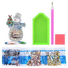 Load image into Gallery viewer, Christmas Snowman Crystal Diamond Ornament Handmade Home Decoration (#6)