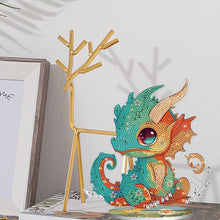 Load image into Gallery viewer, DIY Crystal Diamond Ornament Art Craft Dragon Diamond Mosaic Ornaments Kids Gift