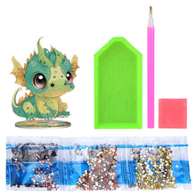 Load image into Gallery viewer, DIY Crystal Diamond Ornament Art Craft Dragon Diamond Mosaic Ornaments Kids Gift