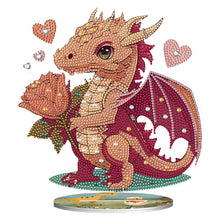 Load image into Gallery viewer, DIY Crystal Diamond Ornament Art Craft Dragon Diamond Mosaic Ornaments Kids Gift
