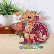 Load image into Gallery viewer, DIY Crystal Diamond Ornament Art Craft Dragon Diamond Mosaic Ornaments Kids Gift