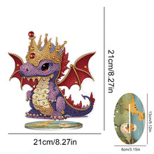 Load image into Gallery viewer, DIY Crystal Diamond Ornament Art Craft Dragon Diamond Mosaic Ornaments Kids Gift