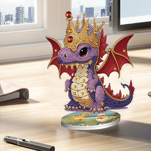 Load image into Gallery viewer, DIY Crystal Diamond Ornament Art Craft Dragon Diamond Mosaic Ornaments Kids Gift