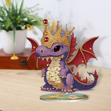 Load image into Gallery viewer, DIY Crystal Diamond Ornament Art Craft Dragon Diamond Mosaic Ornaments Kids Gift