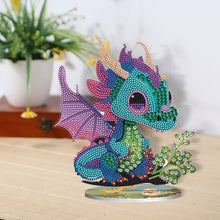 Load image into Gallery viewer, DIY Crystal Diamond Ornament Art Craft Dragon Diamond Mosaic Ornaments Kids Gift
