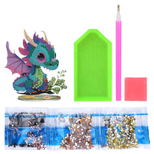 Load image into Gallery viewer, DIY Crystal Diamond Ornament Art Craft Dragon Diamond Mosaic Ornaments Kids Gift