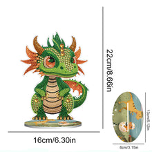 Load image into Gallery viewer, DIY Crystal Diamond Ornament Art Craft Dragon Diamond Mosaic Ornaments Kids Gift