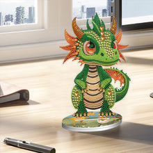 Load image into Gallery viewer, DIY Crystal Diamond Ornament Art Craft Dragon Diamond Mosaic Ornaments Kids Gift