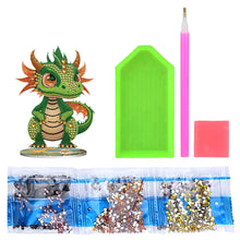 Load image into Gallery viewer, DIY Crystal Diamond Ornament Art Craft Dragon Diamond Mosaic Ornaments Kids Gift