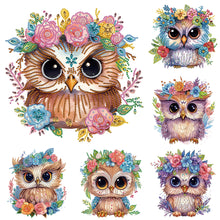 Load image into Gallery viewer, 6pcs Diamond Painting Set - owl (30*30CM)