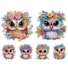 Load image into Gallery viewer, 6pcs Diamond Painting Set - owl (30*30CM)