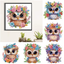 Load image into Gallery viewer, 6pcs Diamond Painting Set - owl (30*30CM)