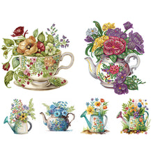 Load image into Gallery viewer, 6pcs Diamond Painting Set - blooming flowers (30*30CM)