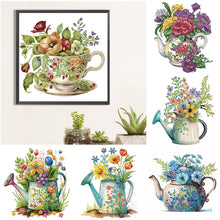 Load image into Gallery viewer, 6pcs Diamond Painting Set - blooming flowers (30*30CM)