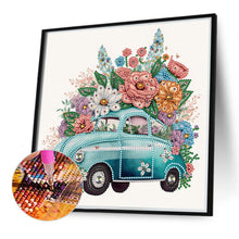 Load image into Gallery viewer, 2pcs Diamond Painting Set - flowers and cars (30*30CM)