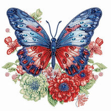 Load image into Gallery viewer, 2pcs Diamond Painting Set - Aquarius Flowers and Butterflies (30*30CM)